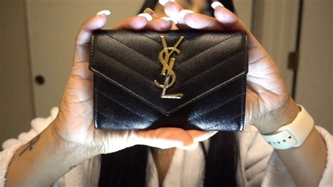 monogram small envelope wallet ysl|YSL zipper wallet.